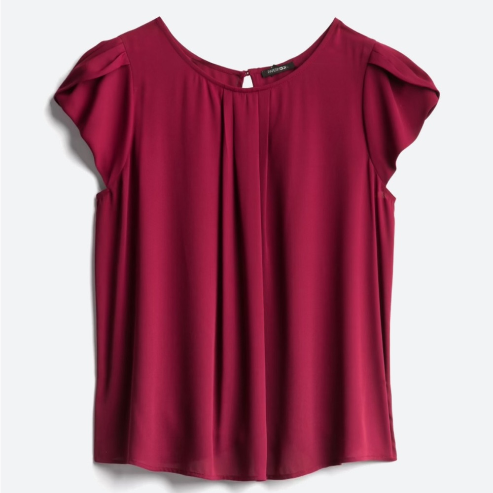 Papermoon Bastille tulip sleeve blouse